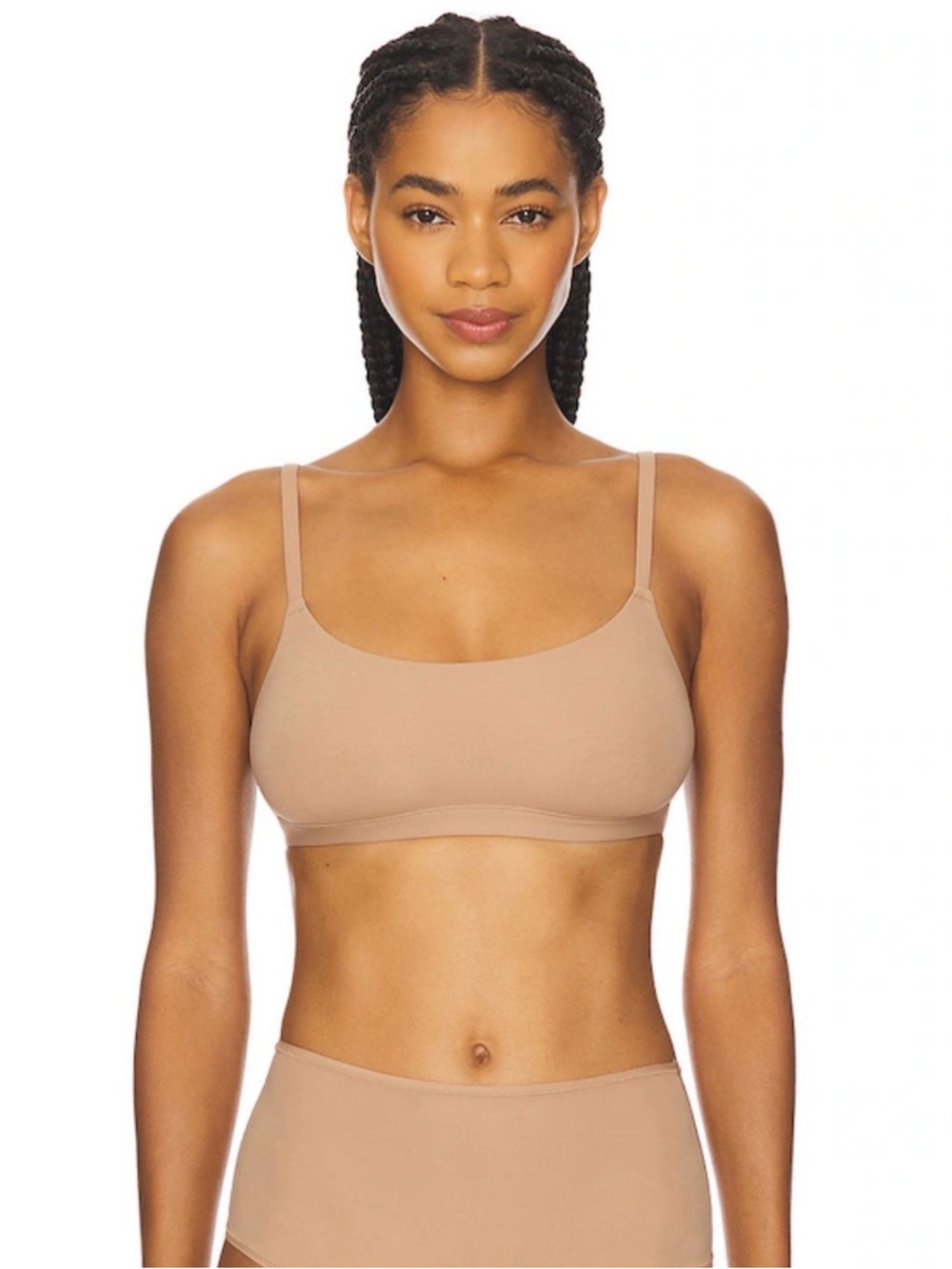 SKIMS Fits Everybody Scoop Bralette in Sienna Sz XXS